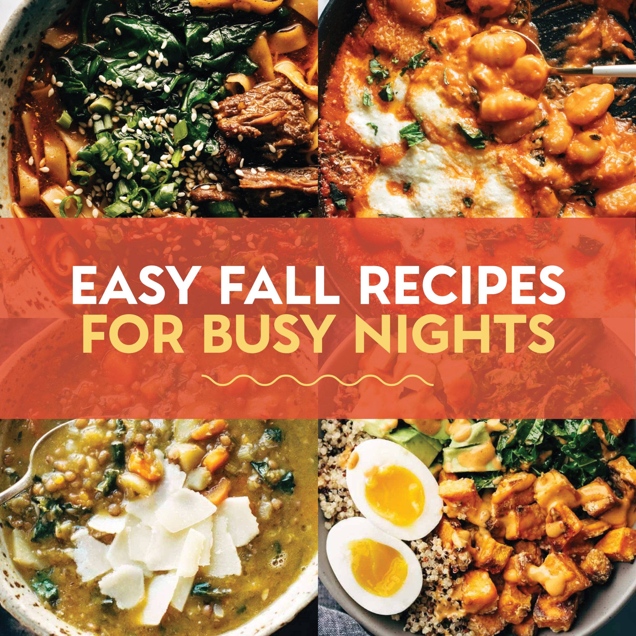Quick Fall Meals: Easy Dinners with Pumpkin & Apple